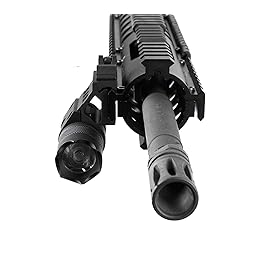 Monstrum 1 Inch Offset Picatinny Rail Mount for Flashlights with Quick Release