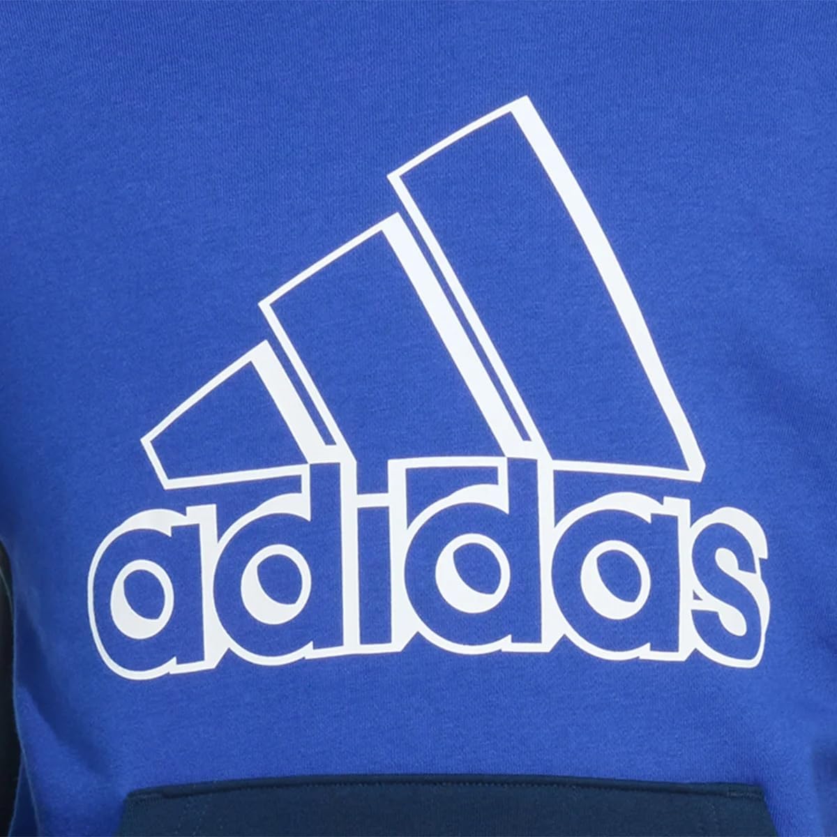 Adidas Youth Boy's Fleece Long Sleeve Graphic Logo Pullover Hoodie (US, Alpha, Large, Regular, Blue Royal) - Image 5
