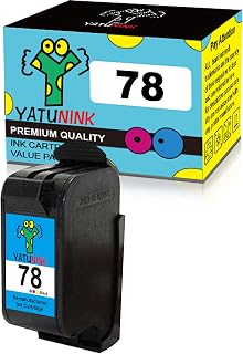 YATUNINK Remanufactured Ink Cartridge Replacement for HP 78 Tri-Color Ink Cartridge Compatible for HP Deskjet/Color Copier/Fax/Officejet/Photosmart/PSC Series Printer(1 Pack)
