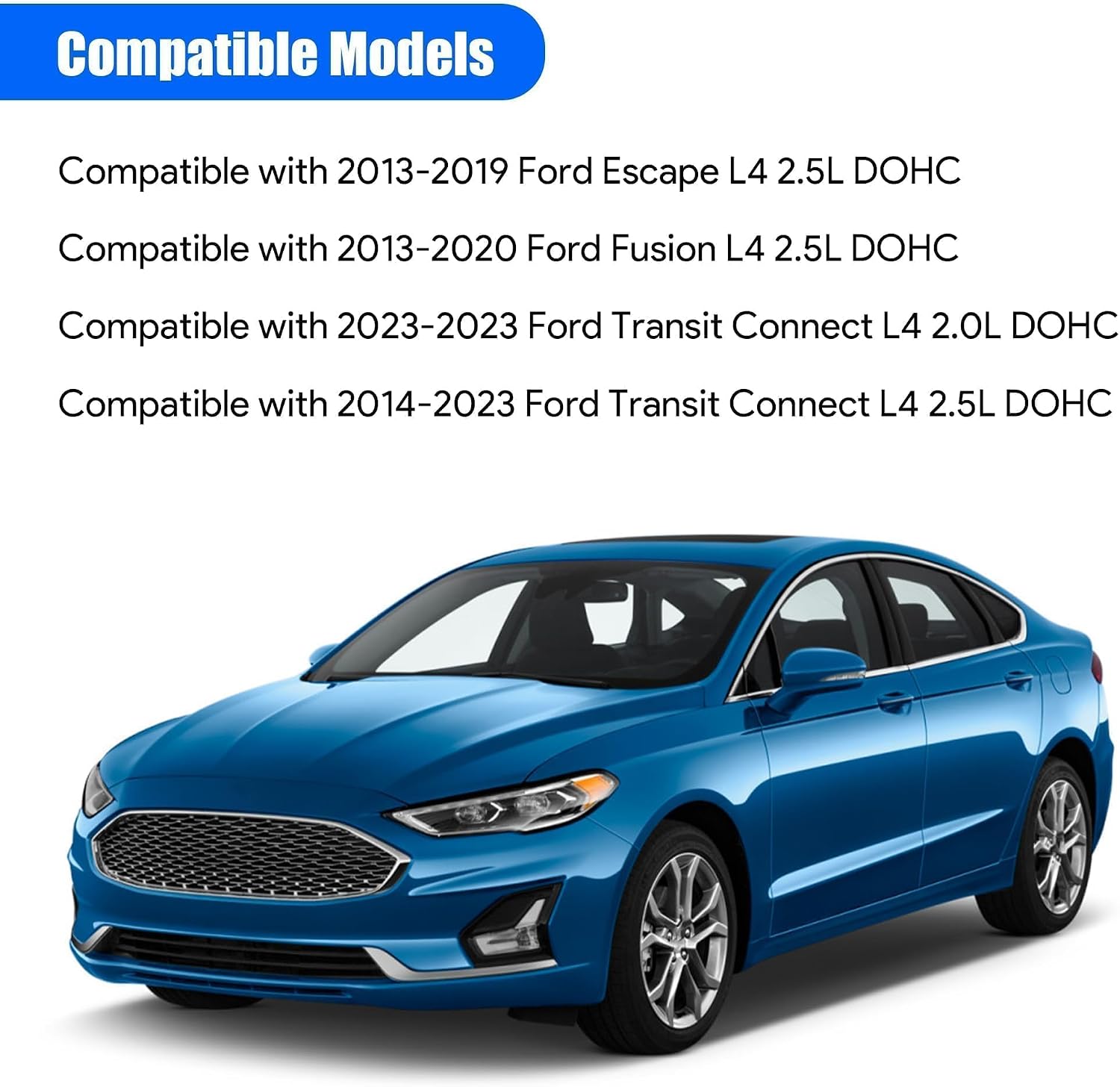 Engine Oil Dipstick Measuring Rod Level Dip Stick Fit for Ford Escape 2013-2019 for Fusion 2013-2020 for Transit Connect 2014-2023 2.0L 2.5L Replace # CV6Z6750A CV6Z-6750-A Stainless Steel Yellow ABS