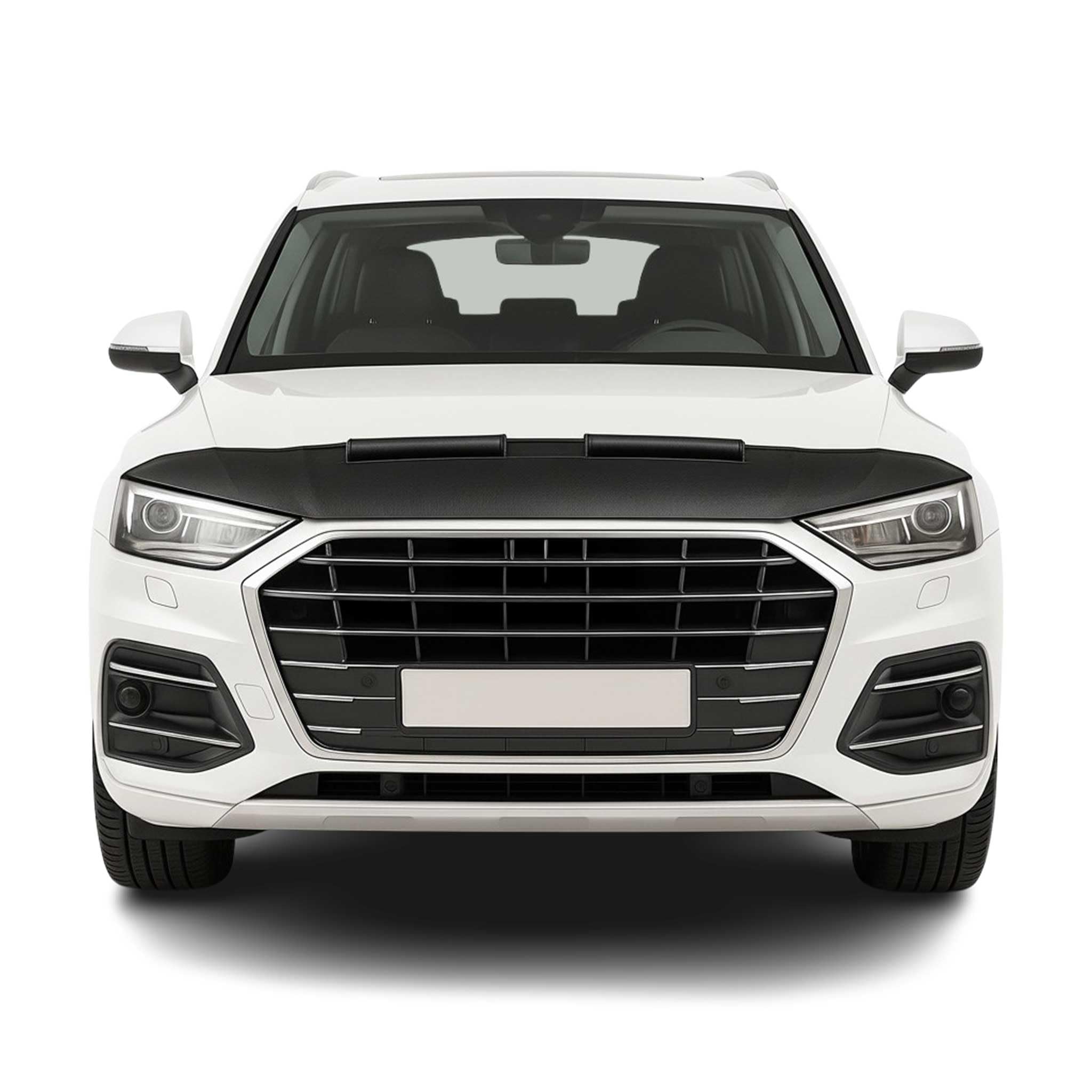 Haubenbra Steinschlagschutz Bonnet Bra compatible con Audi Q5 FY 2017-2024 Negro Halb