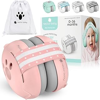 Budget-Friendly 25dB NRR Baby Ear Muffs – Noise Cancelling Headphones for Infants (0-36 Months) – Travel Ready