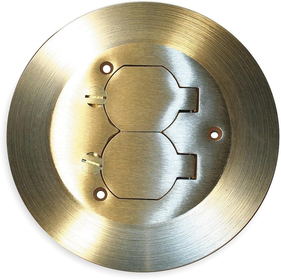 Hubbell Wiring Device-Kellems SF3925 Floor Box Cover Carpet Flange, 6-1/4 in, Color