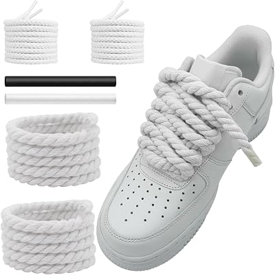 10mm Thick Rope Shoe Laces Strings for Air Force 1 Sneakers