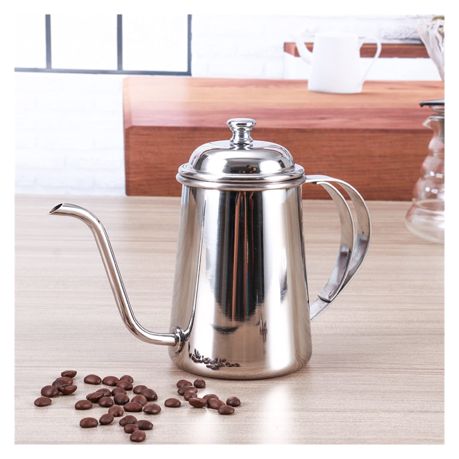 Amazon | フレンチプレスポット ステンレス鋼のコーヒーポット650ml長