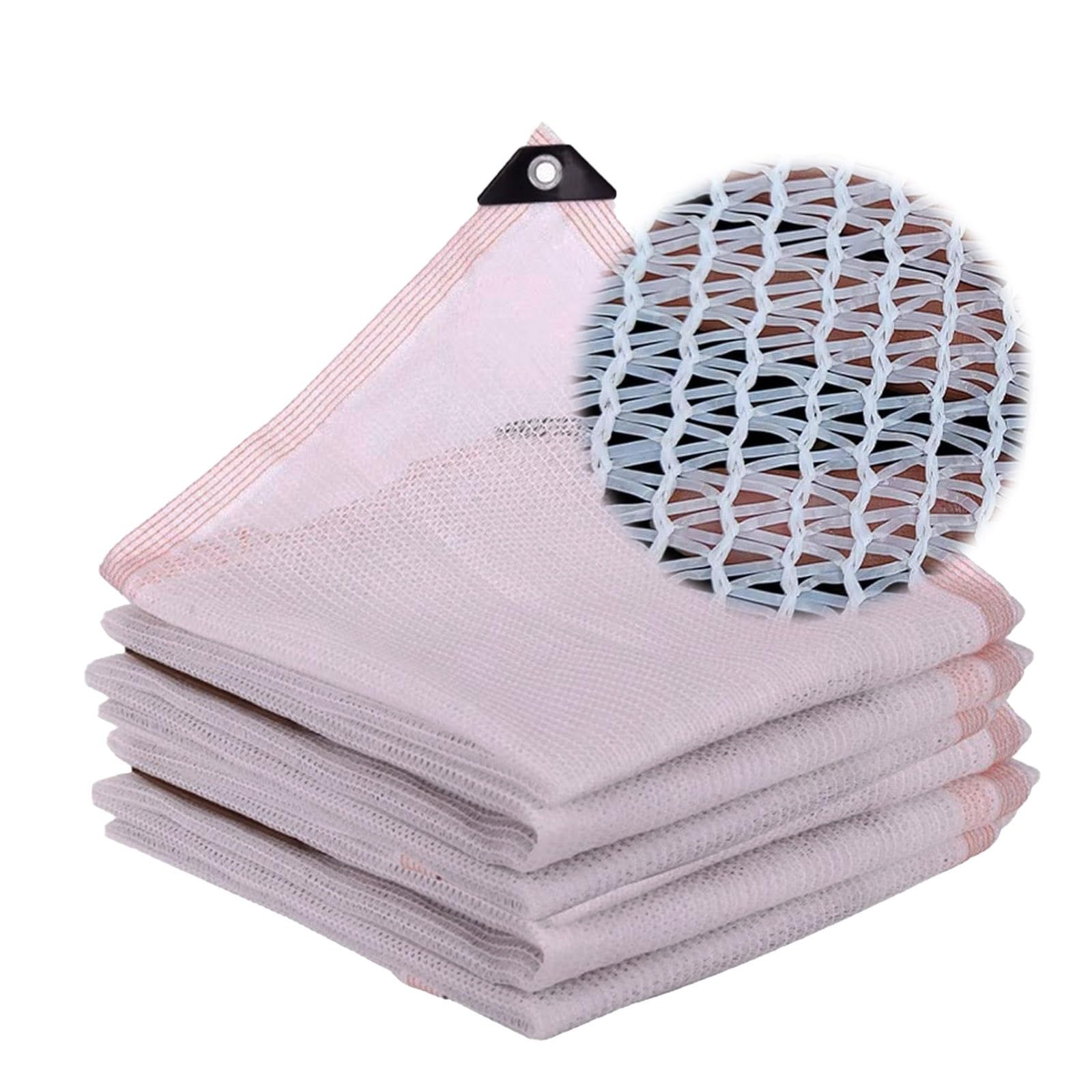 WQPMNYG Outdoor Shade Netting for Greenhouses 90% UV Protection Grommeted Shade Cloth for Pergolas Garden Sunshade Available in 2x2m 2x3m 4x5m and 8x8m Sizes