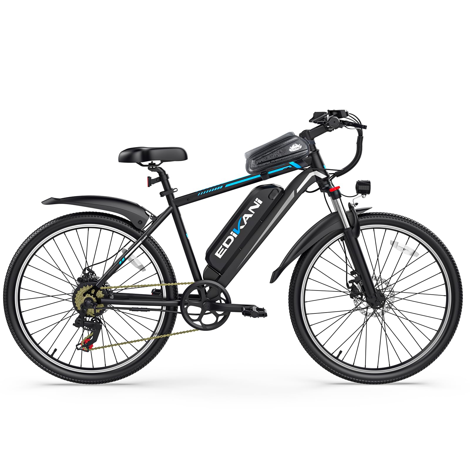 Electric Bike for Adults 648Wh Removable Battery, Peak 1000W/1500W 40KMH Ebike, 70 Miles Range 26" /29" Electric Mountain Bike Fast Commuter Electric Bicycle, Lockable Front Fork Suspension, 7-Speed