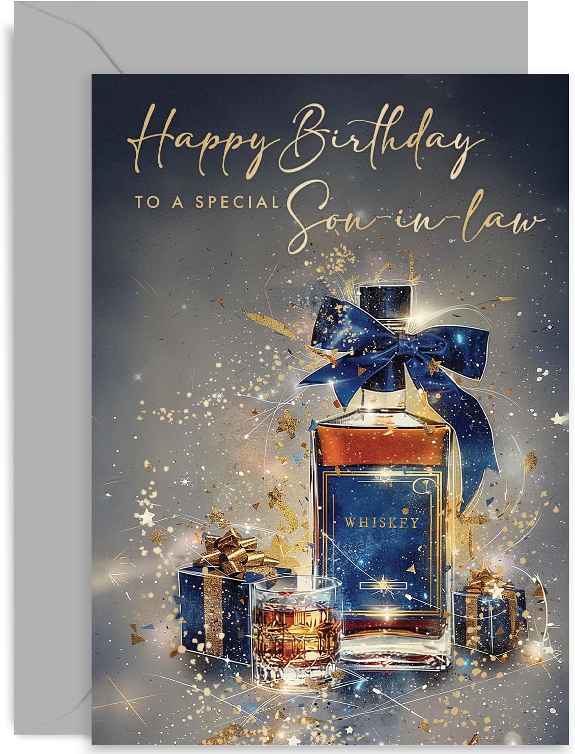 Bicchiere Da Whisky Con Scritta "I'm The Favorite Son In Law" - Regalo Per Genero, Capacità 283,5 G