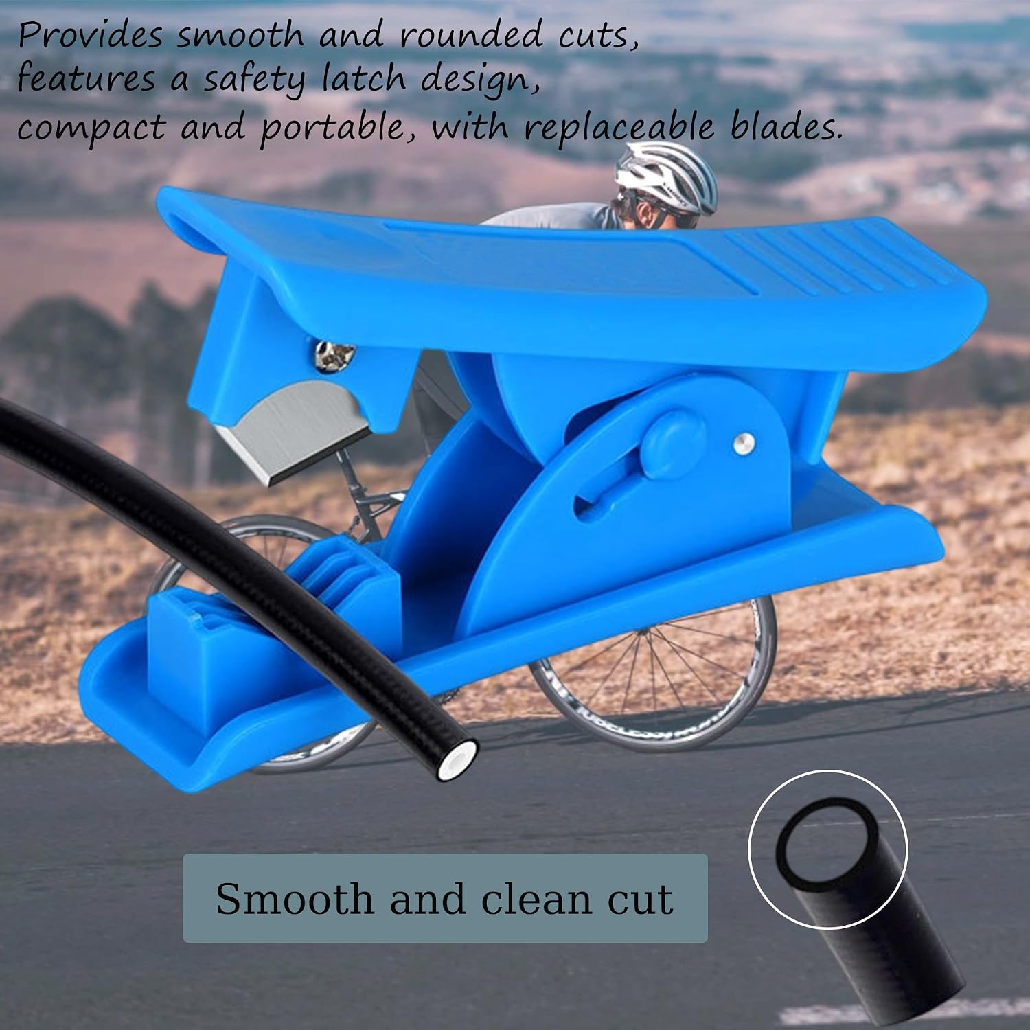 2 in 1 Bicycle Hydraulic Hose Cutter and Needle Driver Tool for MTB Road Bicycle - Olive Banjo Fitting Install, Compatible with Most Needle Drivers