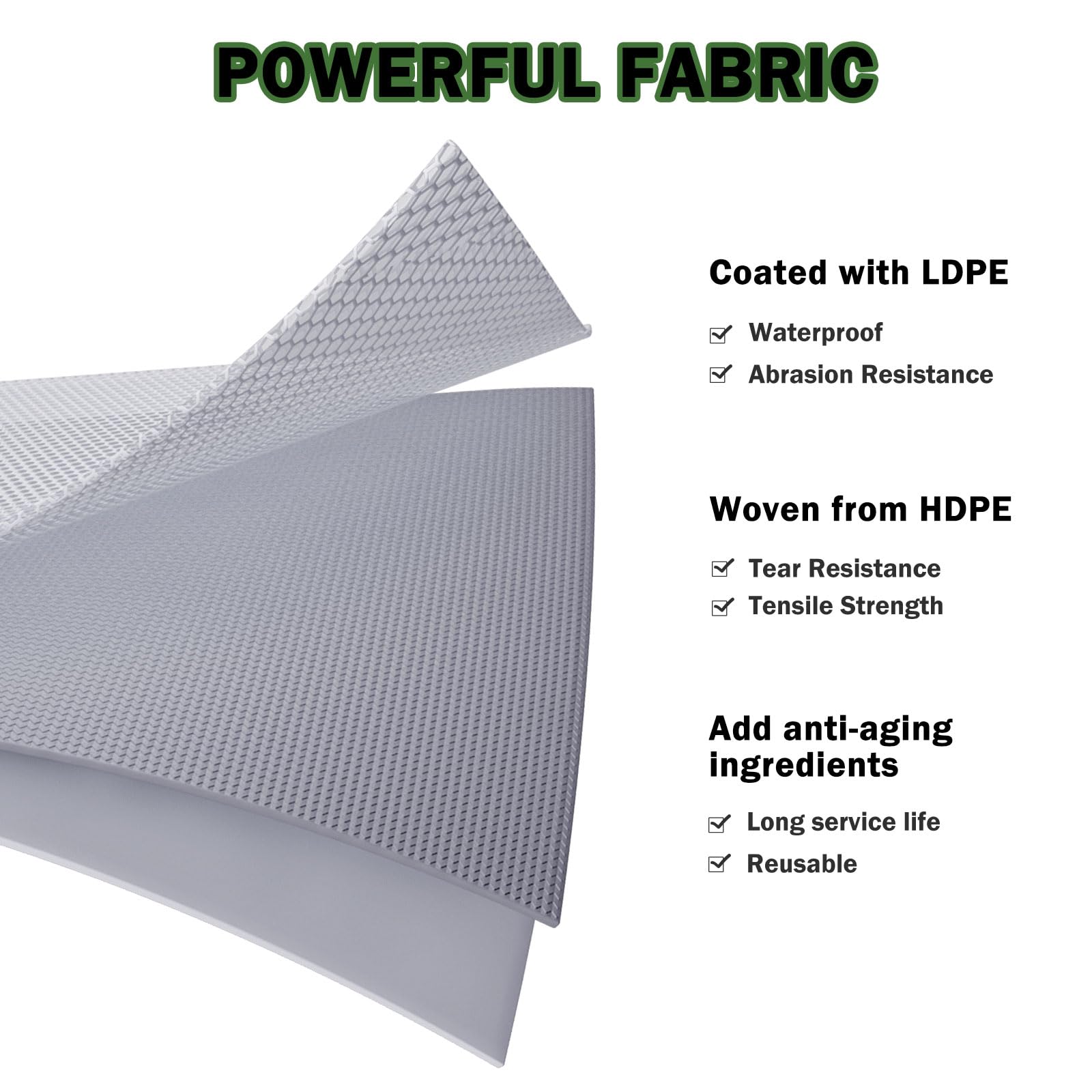 Telone Impermeabile 3x3m - Polietilene 180g/m², UV Resistente, Con Occhielli, Per Esterno E Coperture - Foto 11