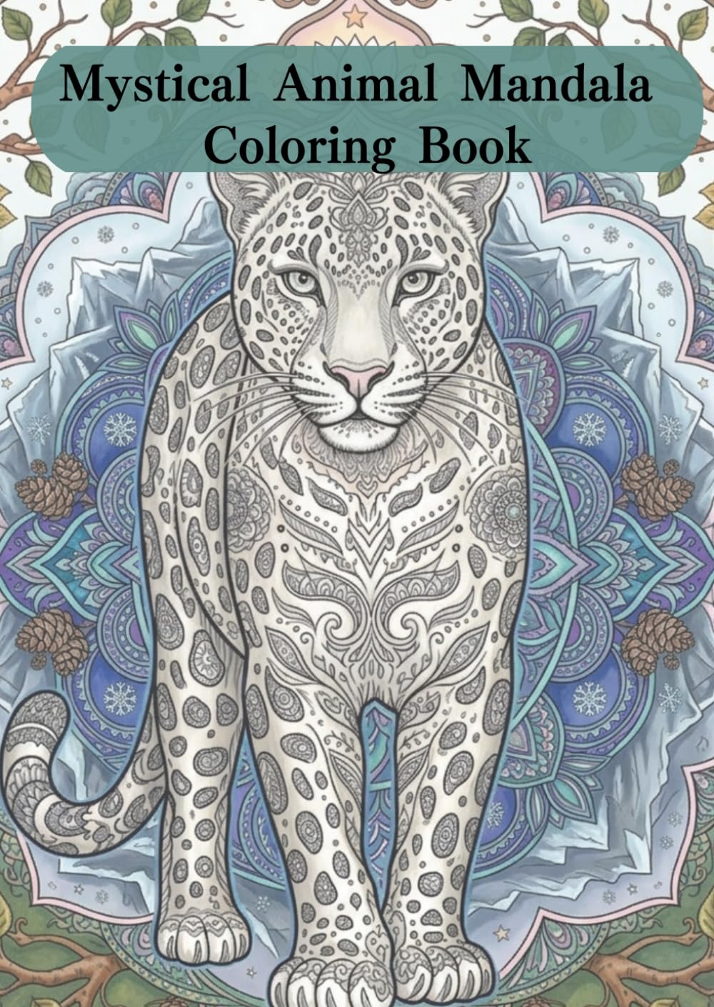 Mystical Animal Mandala Coloring Book