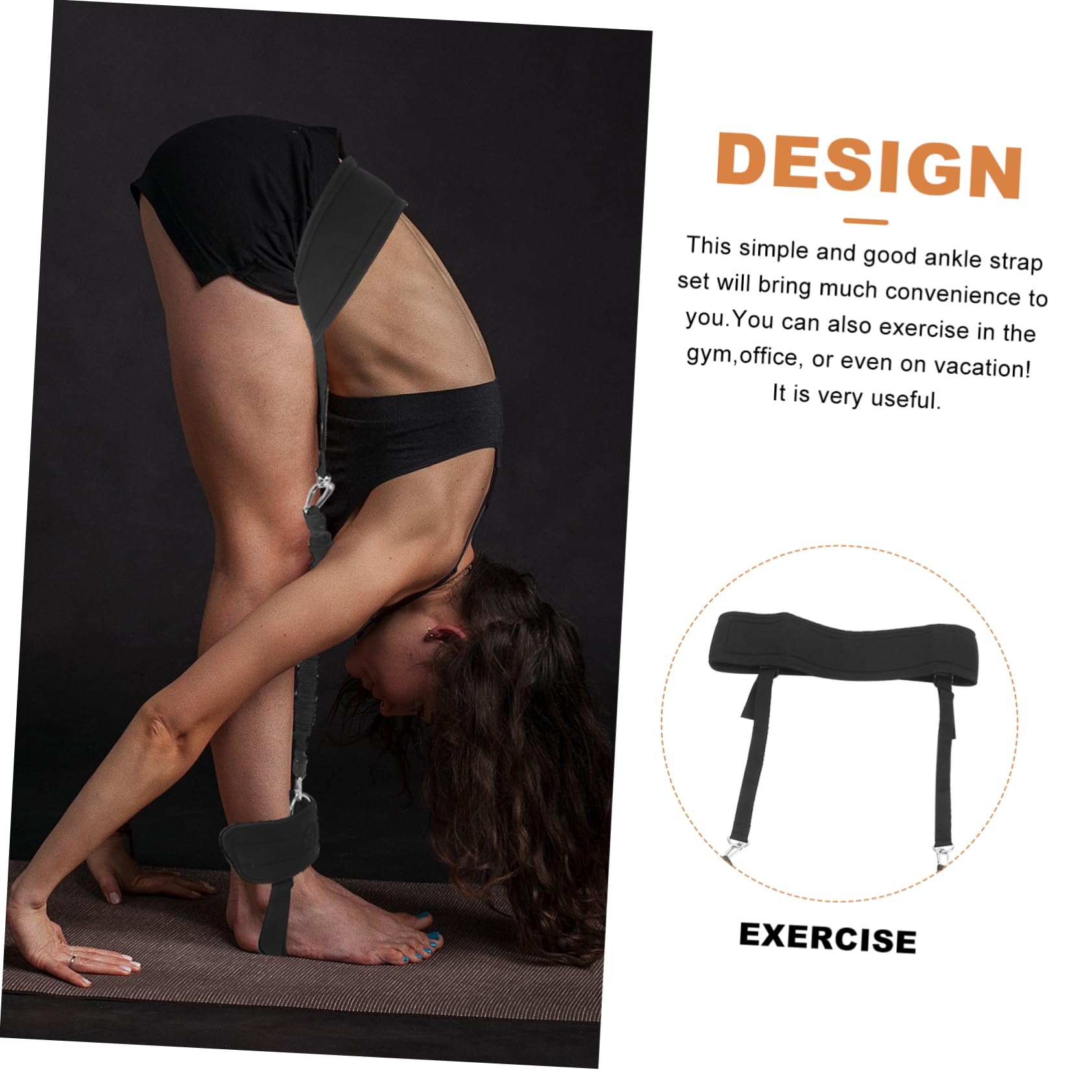 Yardwe Kit Di Fasce Di Resistenza Per Il Fitness Cavigliere E Vita Per Attrezzature Da Allenamento Indoor