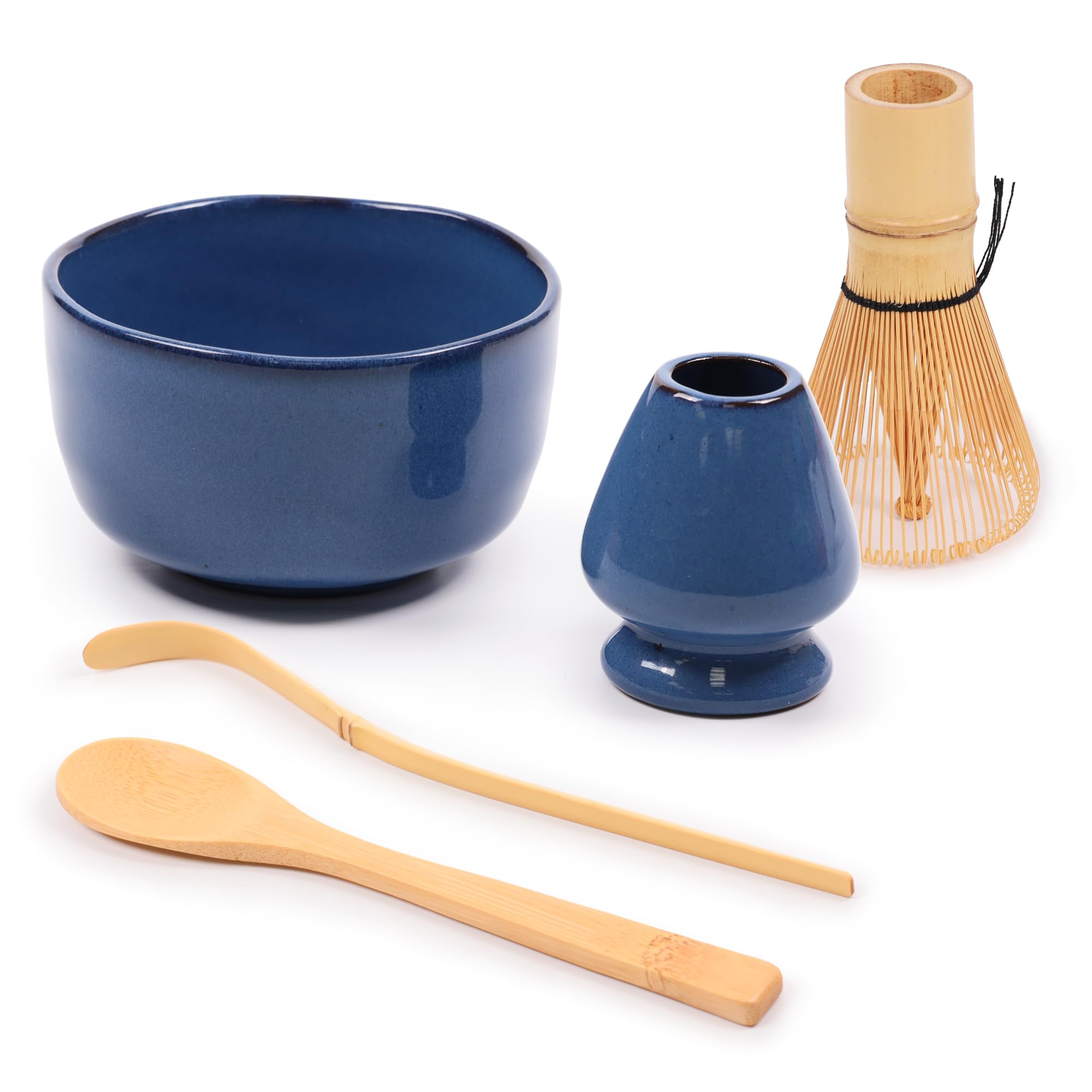 Set de bols à matcha bleu foncé BambooMN, l'idée cadeau idéale