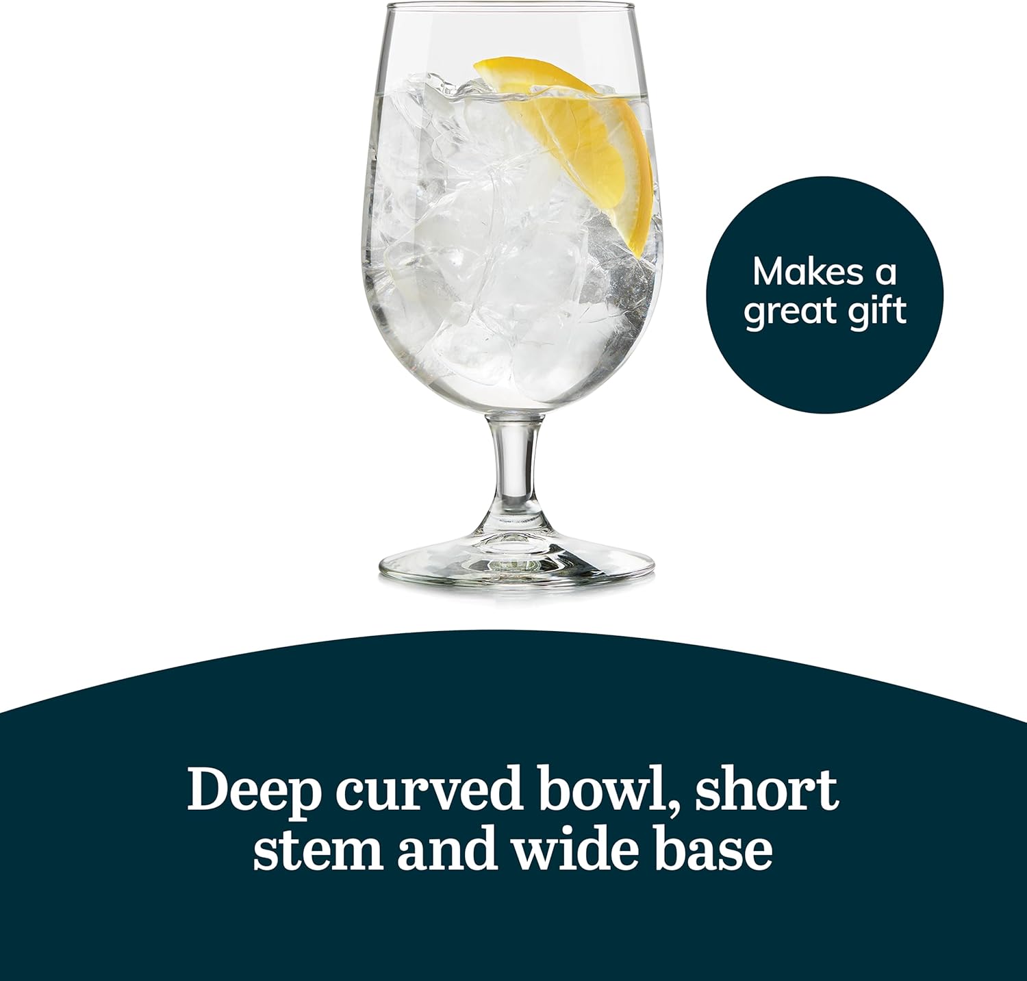 Libbey 7513 Vina Goblet Glasses, 16-ounce, Set of 12 - Image 5