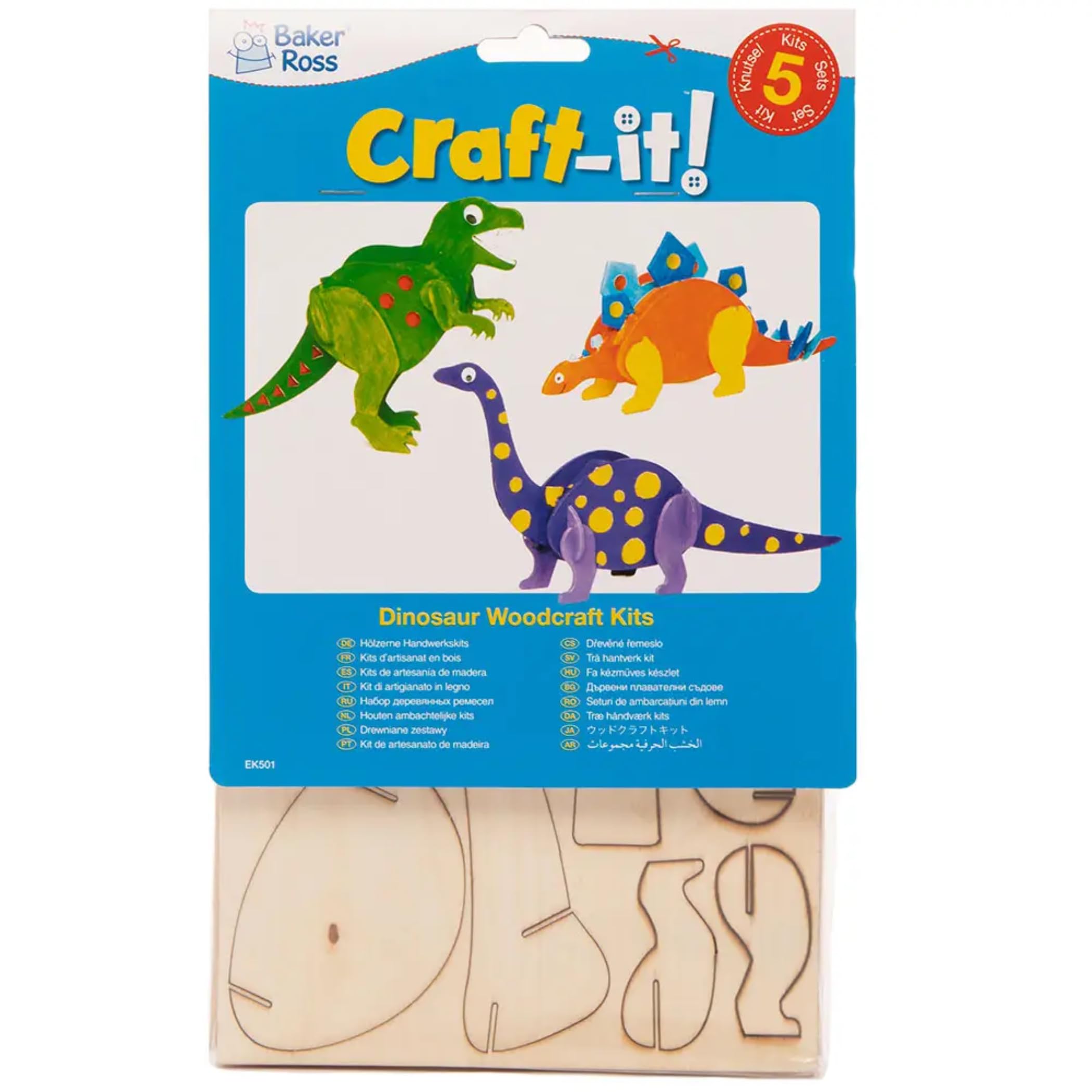 Set De 12 Dinosaurios De Madera 3D Para Pintar – Manualidad Creativa Con Pinceles, Ideal Para Fiestas Y Regalos Infantiles