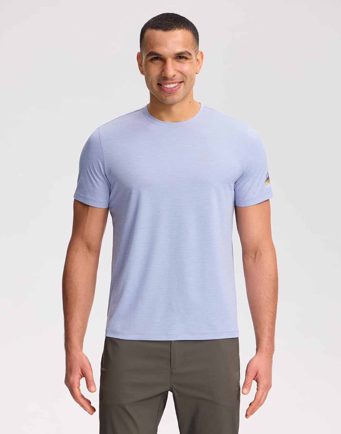 Pioneer Camp Mens Workout Shirts Quick Dry Moisture Wicking Athletic Running T-Shirts Graphic Tees Gym Sports Hiking Camping