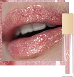 Oulac Nude Pink Lip Gloss High-shine Moisturizing Lip Gloss Oil Liquid Lipstick Non-stick Cup Glitter lipstick Lip Tint Re... Price In India