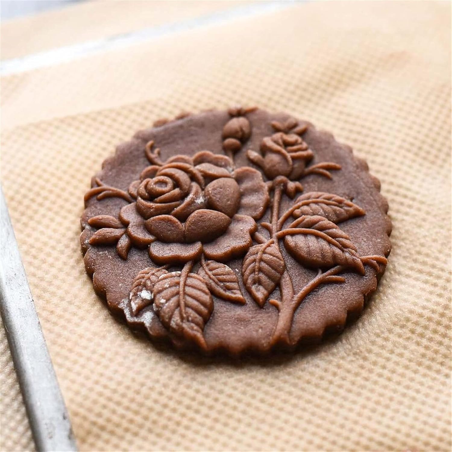 Keksausstecher, Keksformen aus Holz, Kekse, Keksausstecher mit Prägung, 3D-Backen, Keks-Dekorations-Backwerkzeug