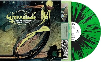 LIVE IN STOCKHOLM (GREEN SPLATTER VINYL) por Greenslade, capa do álbum