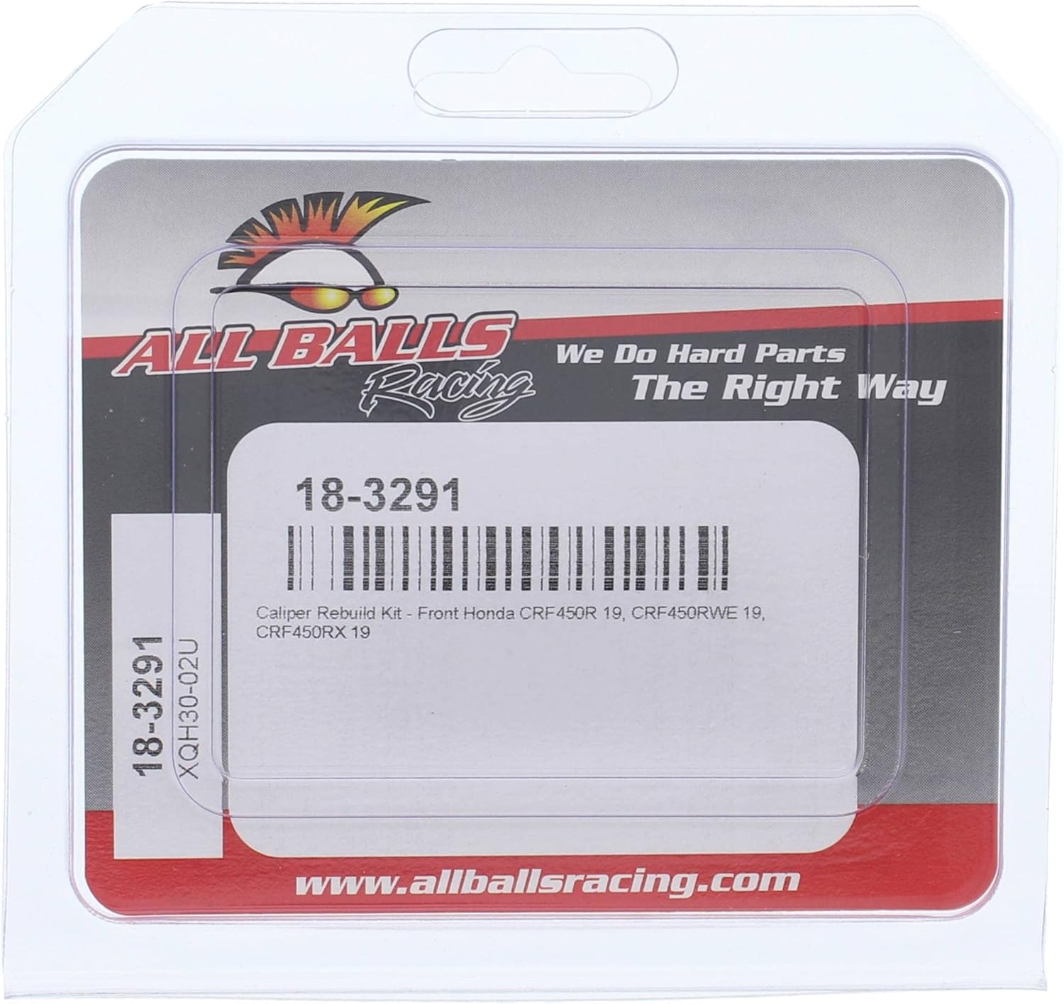 All Balls Racing Caliper Rebuild Kit (18-3291) Compatible With/Replacement For Honda CRF450R 2019, CRF450RWE 2019, CRF450RX 2019, CRF450X 2019
