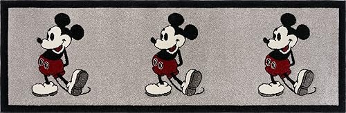 Gertmenian Alfombra texturizada de Disney Mickey Mouse para el suelo kits de decoración del hogar decoración de sala de juegos alfombra de área de