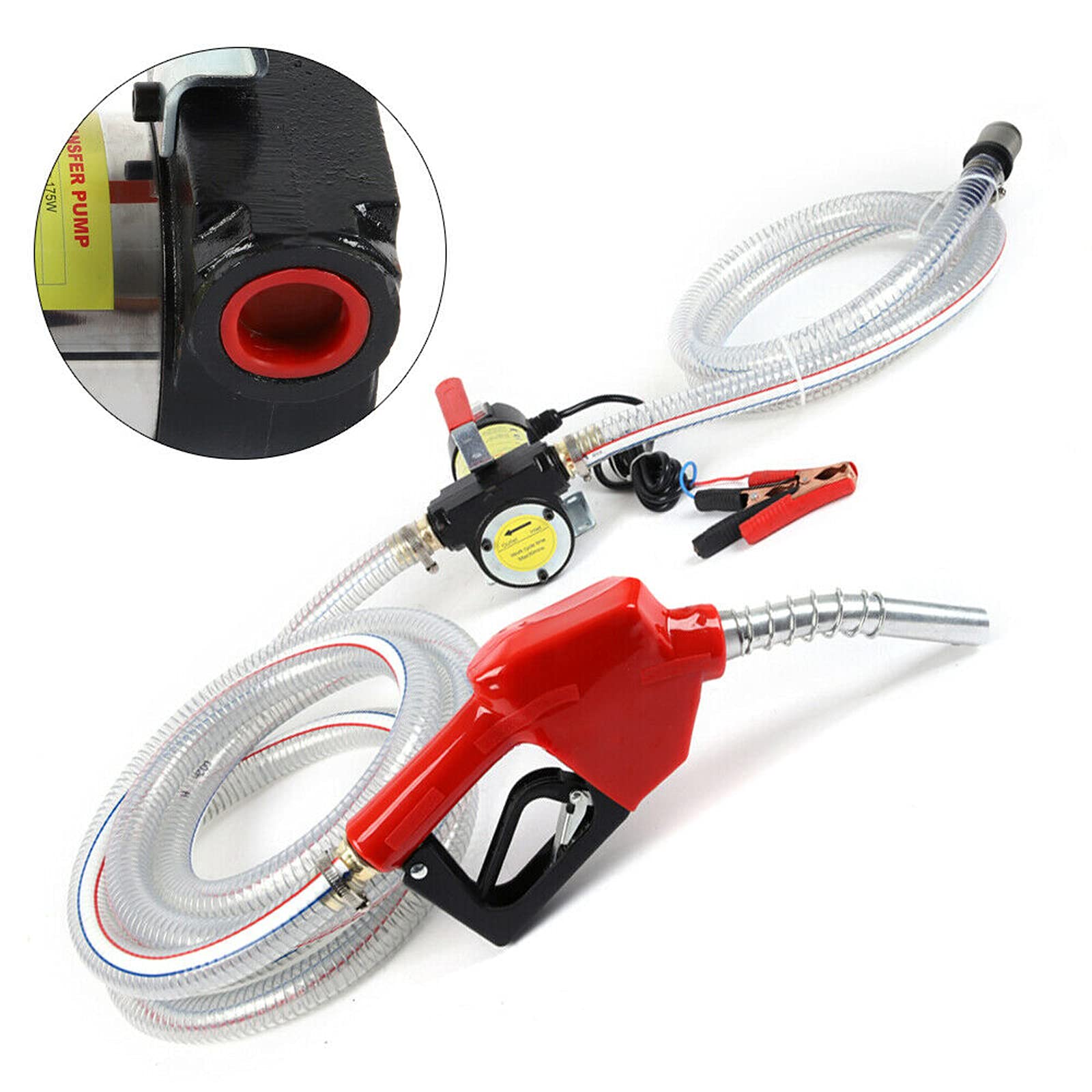Bomba de combustible diésel autoaspirante, 12 V, 50 L/min, bomba de combustible, bomba de extracción de aceite, bomba de transferencia de líquidos, extractores, aceite, diésel, bomba de transferencia