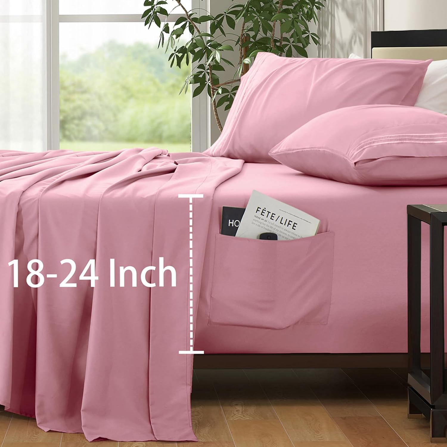 SiinvdaBZX Extra Deep Pocket Queen Sheets for Air Mattress