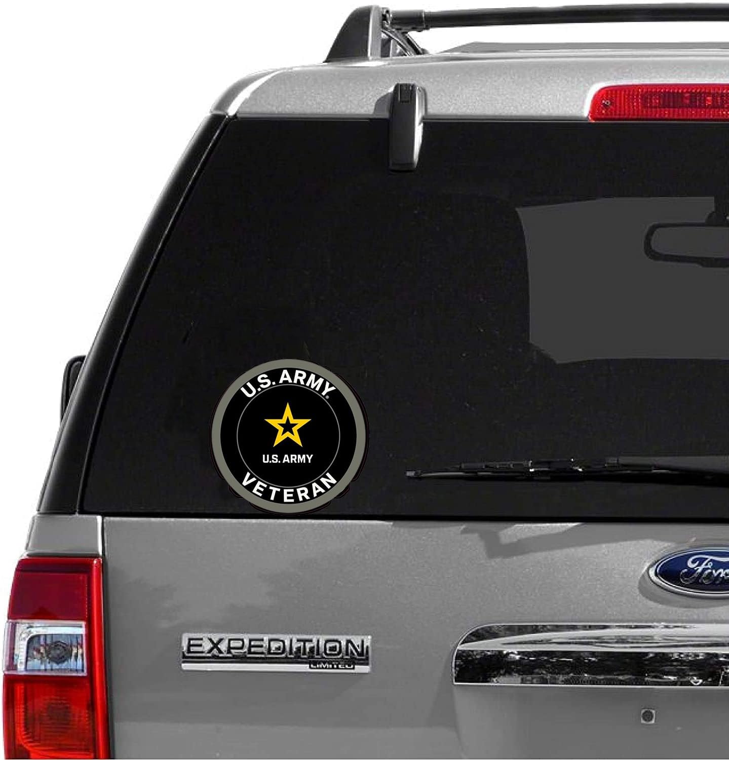 eDesign 2-Pack United States Army Vetran Vinyl Sticker Decal - 4 Inches - Us Army Veteran Stickers for Car Truck Van Window Bumper Laptop Tablet Cup Tumbler Water Bottle and Any Smooth Surface - Image 5