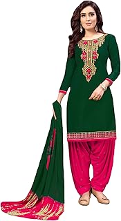 Ready to Wear Indian Pakistani Cotton Ethnic Wear Designer Punjabi Salwar Kameez Patiala Suit for Women