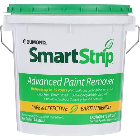 Smart Strip Advanced Paint Remover- Strips 15+ Layers of Paint, Environmentally Friendly, Non-Toxic, Safe, No Hazardous Fumes, No Foul Smells (1 Gallon)