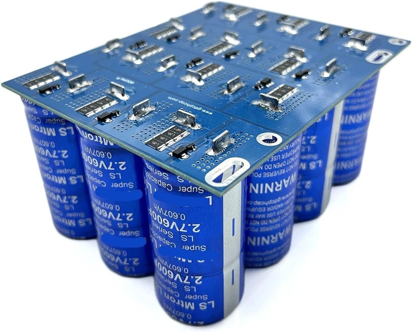 32V 50F automotive rectifier module 2.7V 600F*12 capacitor with protection board