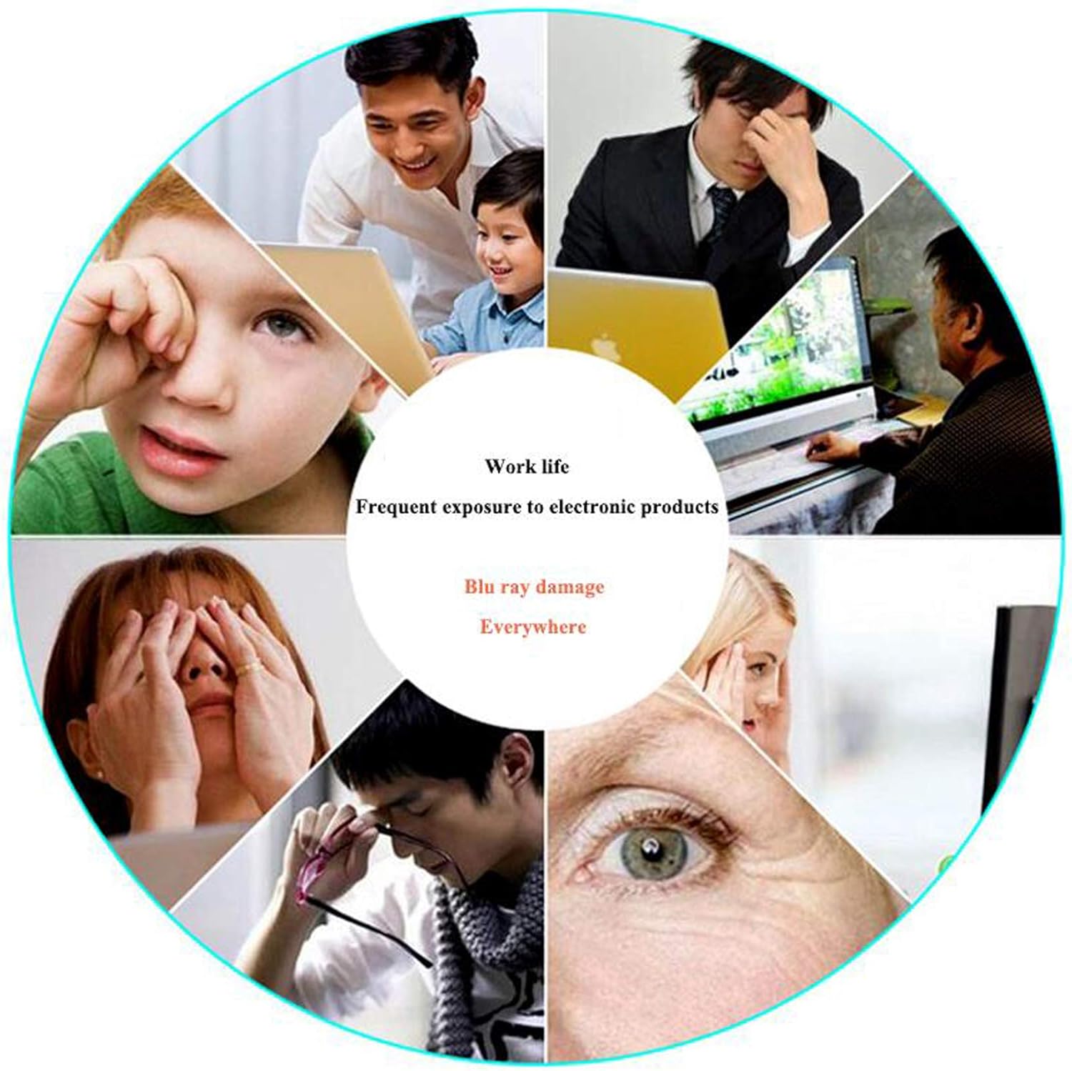 WLWLEO Blue Light Blocking Filter Film for 14.4 inch Laptop Hanging Anti Blue Light Screen Protector Eye Protection Acrylic Protector Panel for Laptop/Notebook Computer Monitor