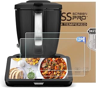 2 protectores de pantalla para Vorwerk Thermomix TM7 – Ultratransparente – Protector de pantalla TM7 accesorios, resistente a los arañazos, ultratransparente, ultrafino