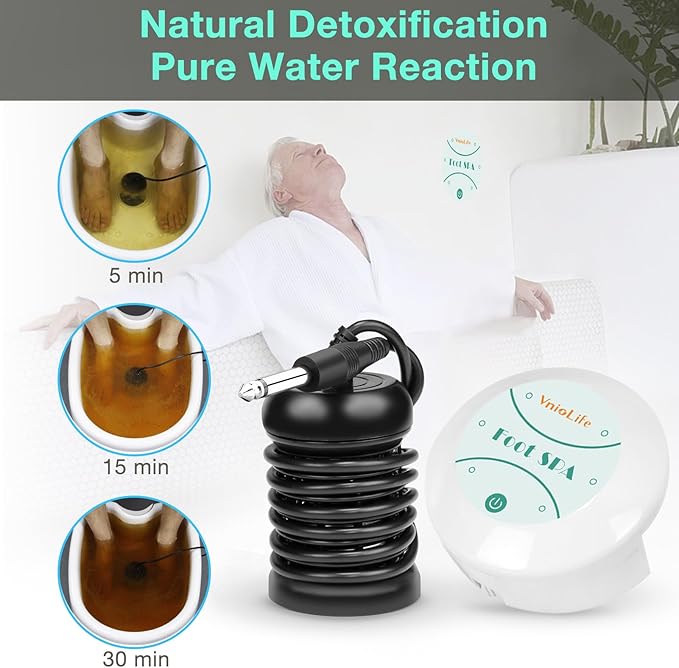 Máquina de Desintoxicación Iónica para Pies con Pantufla miniatura 4