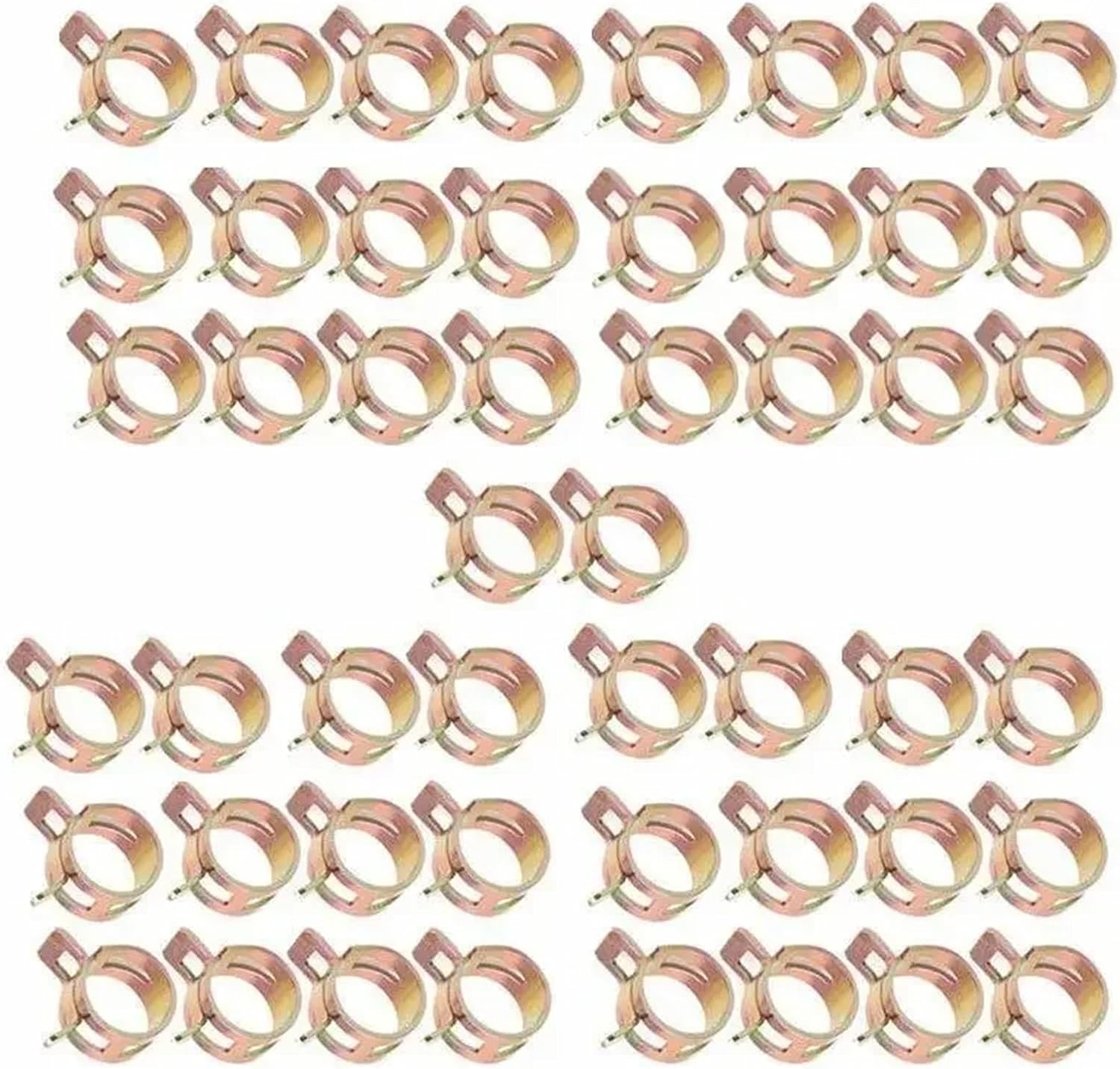 Hose Clamp 300Pcs Spring Clip Fasteners For 5mm 6mm 7mm Hose Clamps Fuel Water Line Air Tube For Creating Leak proof Seal For Various Hoses