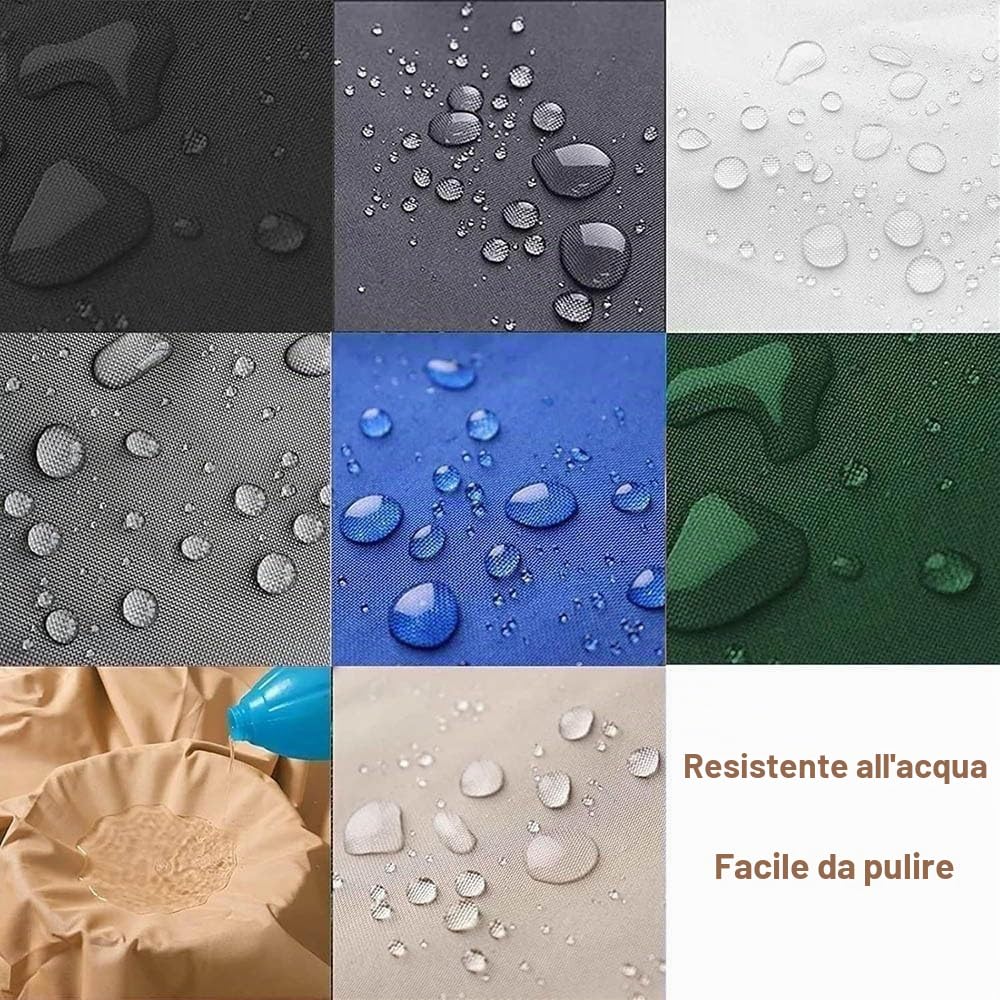 Tendone Parasole In Tela, Panno Di Ricambio Per Tenda Da Sole 300x250/400x350/500x350cm Telo Per Tenda Da Sole Retrattile, Tessuto Per Tende Da Sole In Poliestere Impermeabile(Stripe,3x2.5m/9.8x8.2ft)