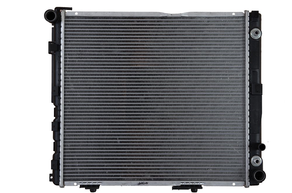 NRF Radiador refrigeración del motor para vehículos con radiador combinado agua/aceite Ancho de red 485mm Longitud de red 533mm Profundidad de red 42mm Compatible con MERCEDES-BENZ Clase E Sedán W124