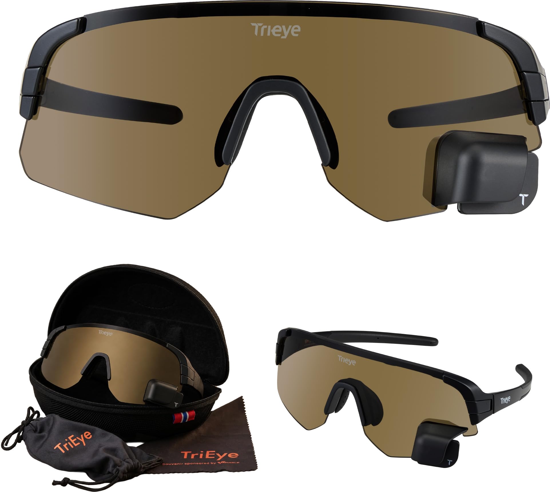 TriEye View Sharp Matt Black High Contrast Smoke Middle Left