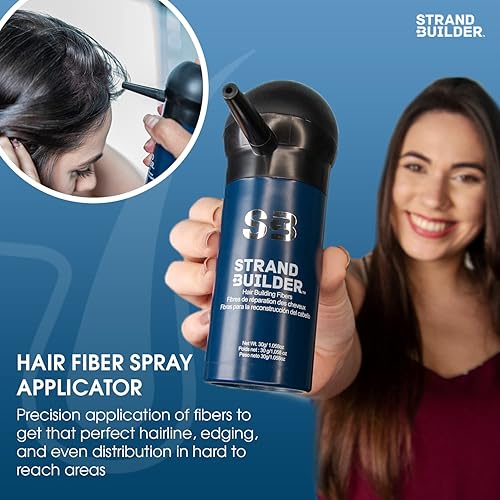 Miniatura 4 de Aplicador de fibra capilar para adelgazamiento del cabello, corrector de raíces y voluminizador para hombres y mujeres, producto de queratina