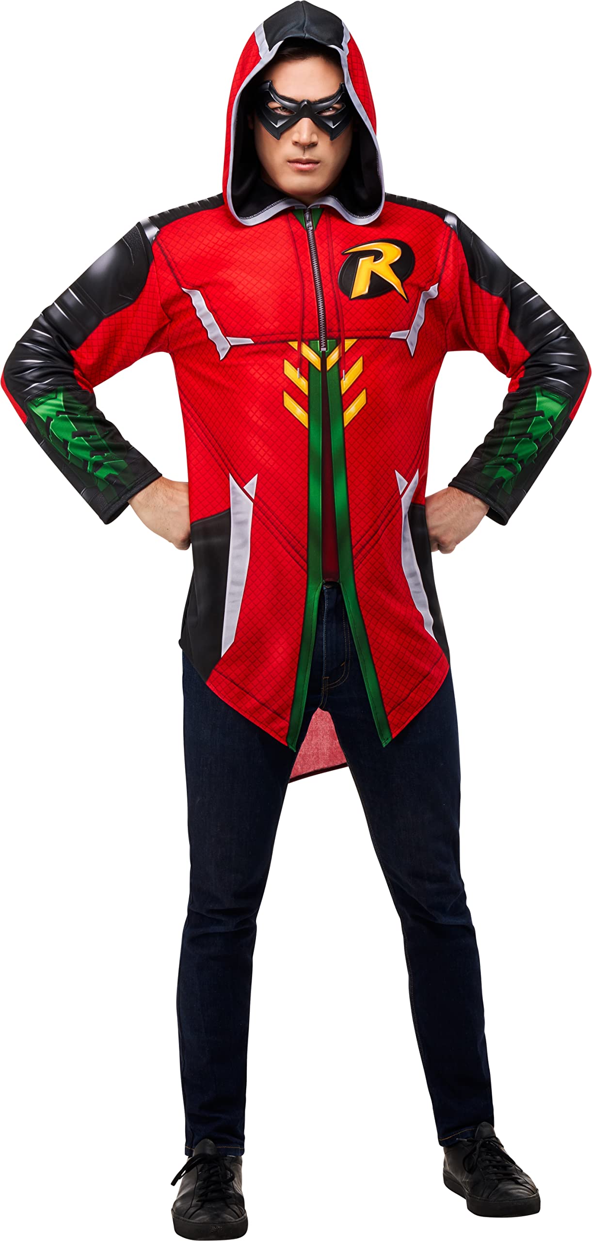 Rubies Men's Dc Gotham Knights Robin Costume Top