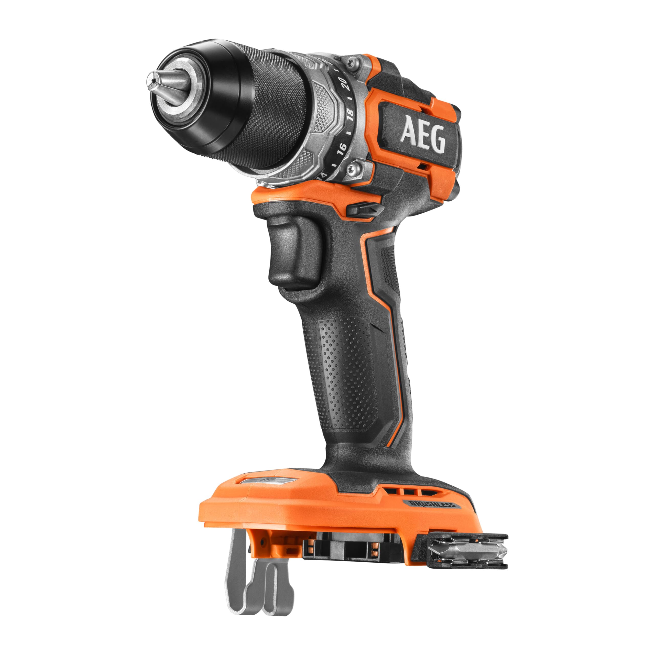 AEG - Trapano avvitatore SUBCOMPACT 18 Volt BRUSHLESS, 65 Nm, consegnato in valigetta con 2 batterie da 2,0 Ah e caricatore - BS18SBL-202C