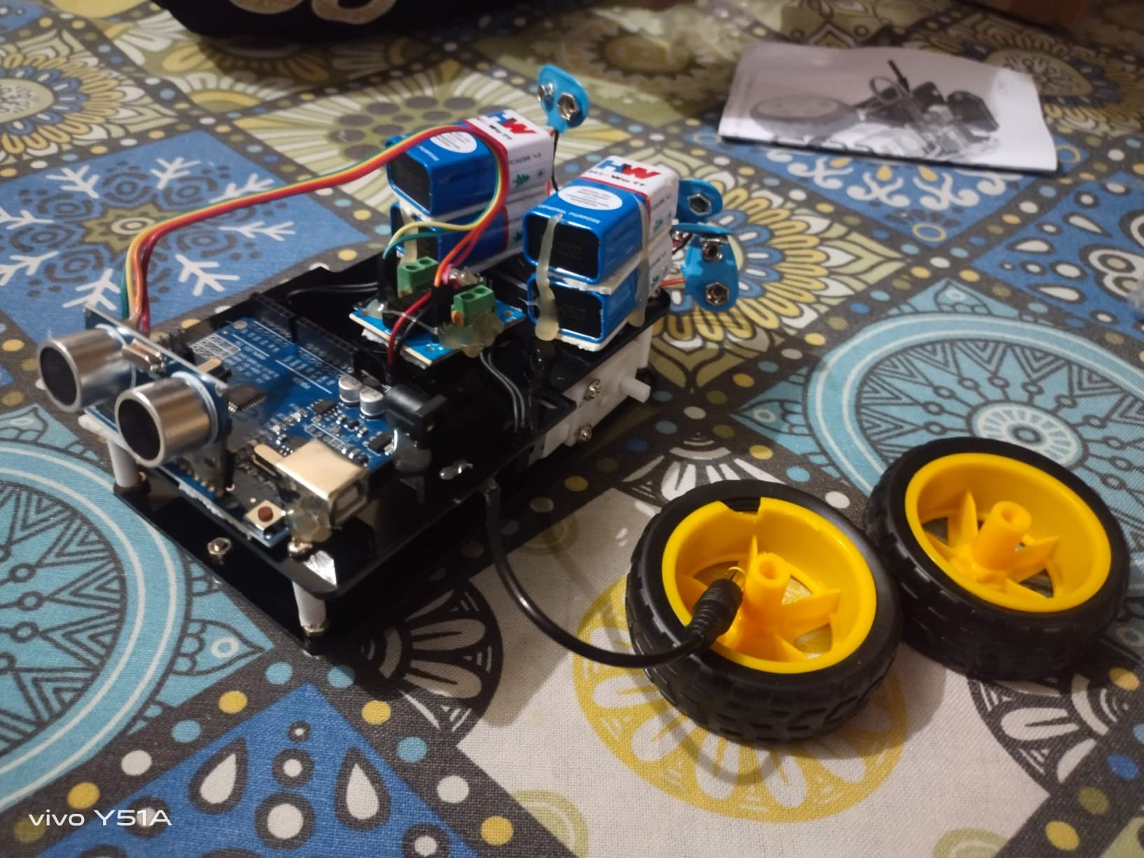 Buy Kit4Curious Ultrasonic Sensor Based Obstacle Avoiding Robot - Pre ...