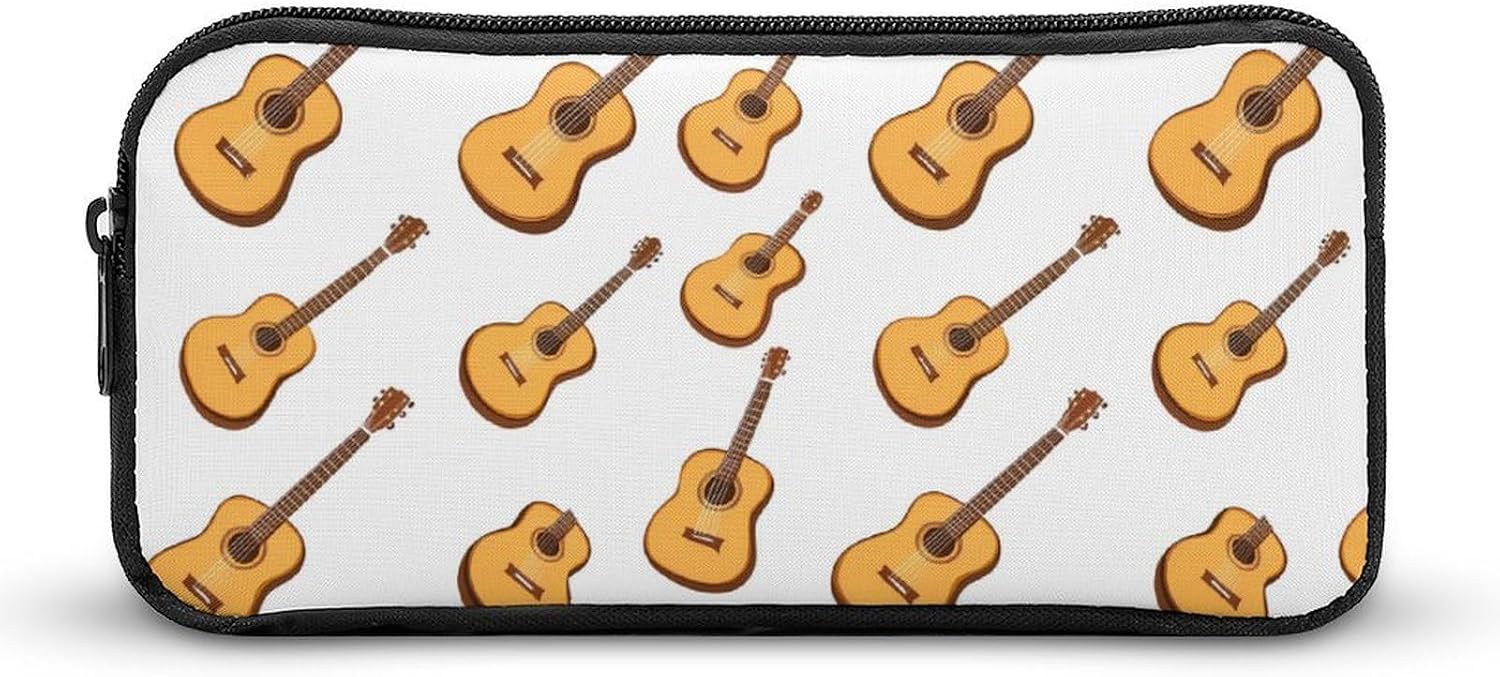 Wood Guitars Travel Cosmetic Bag Makeup Bag