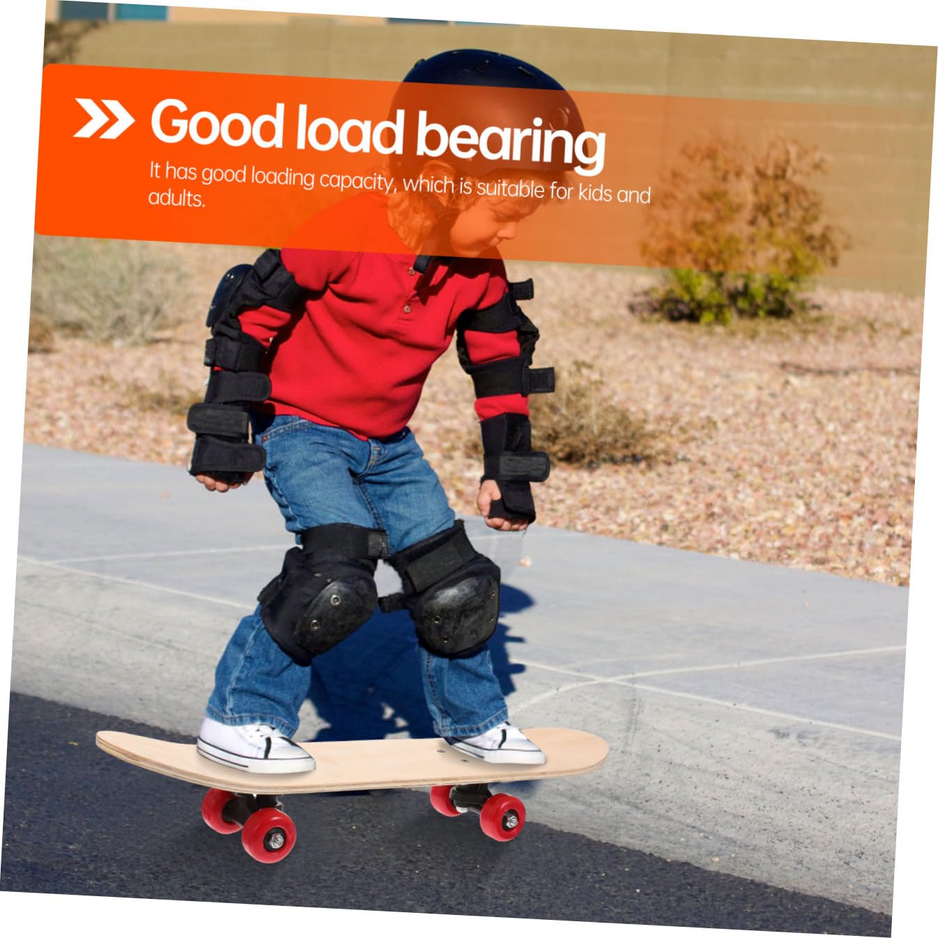 Patineta de Grafiti DIY en Blanco para Pintar, Tabla Doble para Niños | Madera, Acero Inoxidable y Pvc, Color Marrón Diseño Pintable, para Uso DIY y Obsequio de Navidad