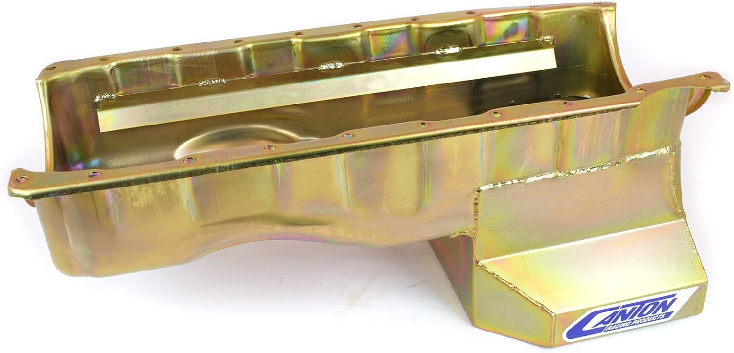 Canton Racing 15-350T Oil Pan (Big Block Chevy Early Chevelle Street Pan T Sump), 1 Pack