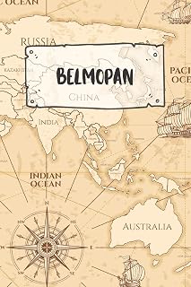 Belmopan: Ruled Travel Diary Notebook or Journey Journal - Lined Trip Pocketbook for Men and Women with Lines