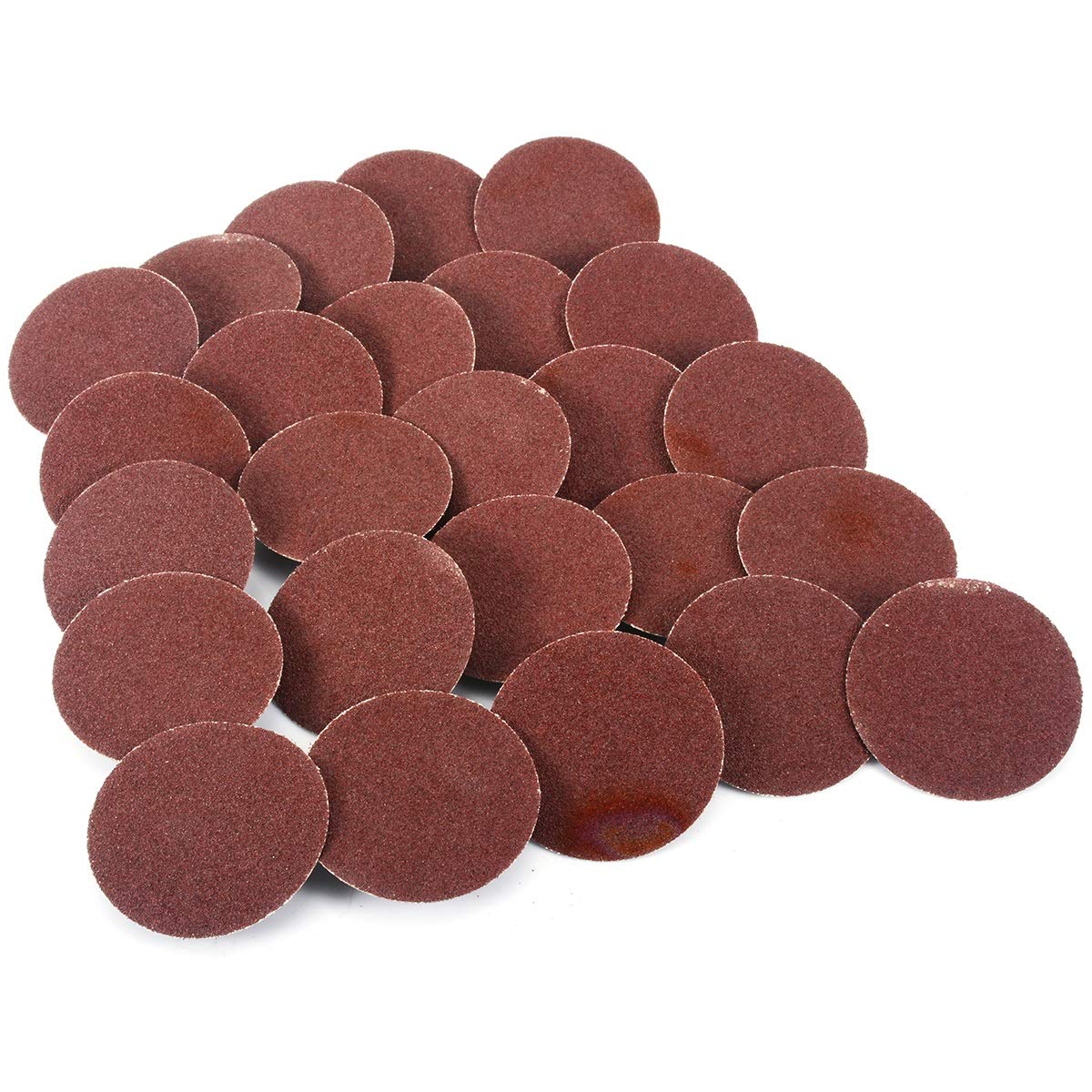 Mobili in metallo macinazione e lucidatura 25PCS 180 Grit 2 pollici Rotolo Blocco disco abrasivo superficiale carta vetrata abrasivi pastiglie for attrezzo rotativo