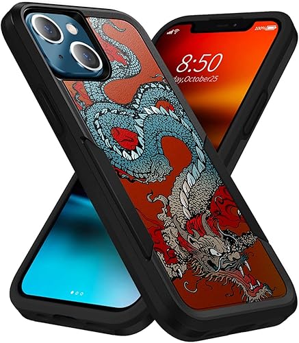 Miniatura 15 de CasesOnDeck Grip - Funda compatible con Apple iPhone 14 (6.1 pulgadas) / iPhone 14 [Dual Tactical], funda delgada y resistente, color negro mate