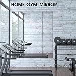 VASUHOME Home Gym Mirrors 12 Inch x 12PCS, HD Glass Wall Mounted Mirror Tiles for Gym, Bedroom, Living Room, Door, Closet