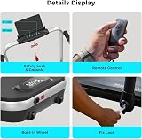 Mobvoi Home Treadmill SE Smart AI 3 in 1 Folding Treadmill Walking Pad Under Desk Running Machine 2.5 HP Compact Portable Remote Control TicSports APP Easy to Store for Home Office 120 KG 12 KMH - 7